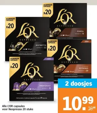 Aanbieding: L'OR capsules