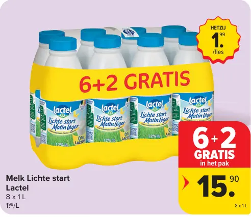 Promotie: Melk Lichte start