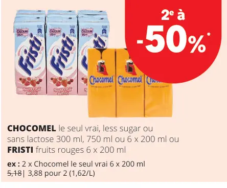 Offre: Le seul vrai, less sugar ou sans lactose ou fruits rouges