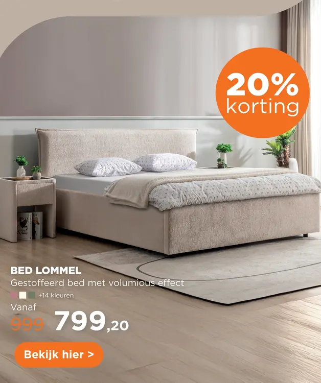 Aanbieding: Bed lommel