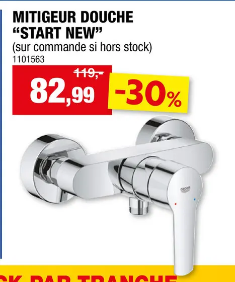 Offre: Mitigeur douche "start new"