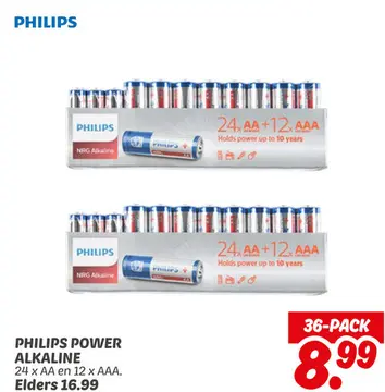 Aanbieding: Philips power alkaline