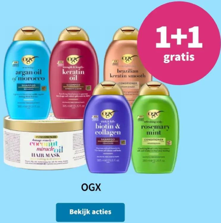 Promotie: Shampoo, conditioner en haarmasker