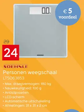 Aanbieding: Personen weegschaal