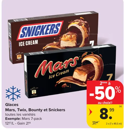 Offre: Glaces