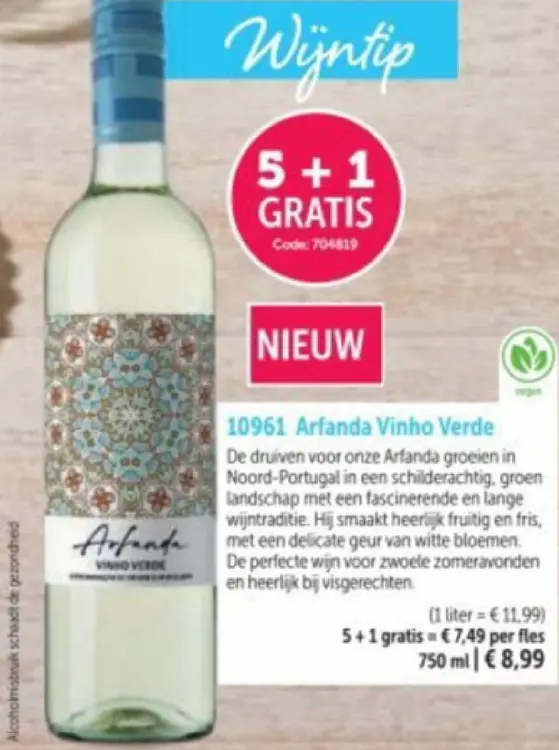 Promotie: Arfanda Vinho Verde