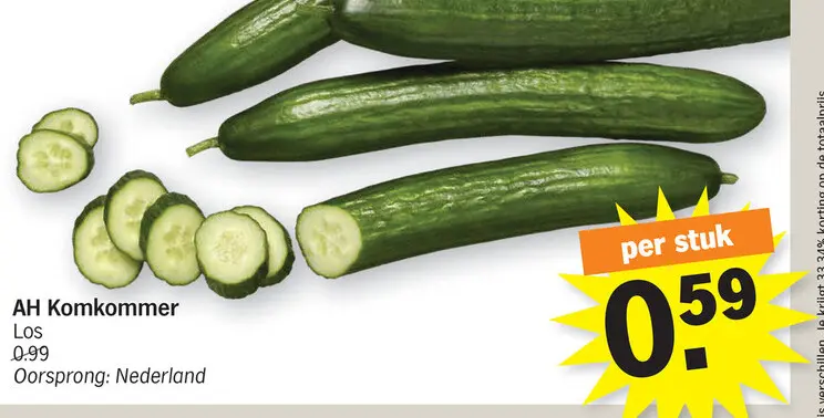 Promotie: Komkommer