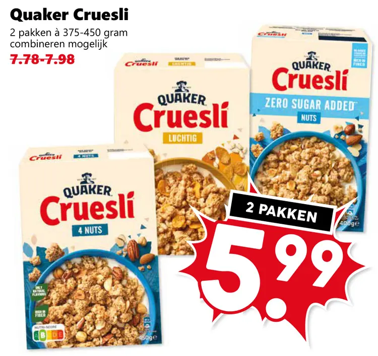 Aanbieding: Cruesli