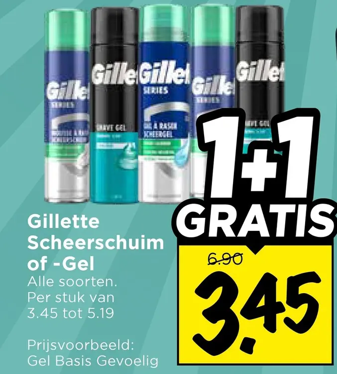 Aanbieding: Scheerschuim of -Gel