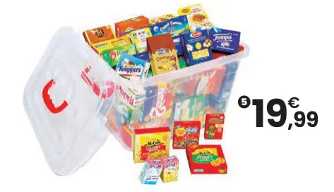 Offre: Miniature Food Items in a Container