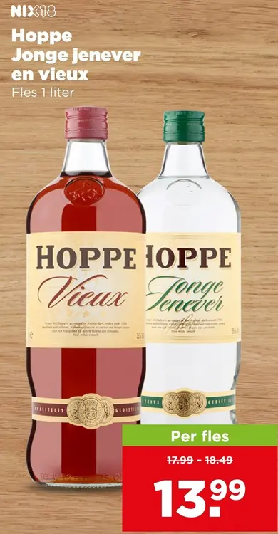 Aanbieding: Jonge jenever en vieux