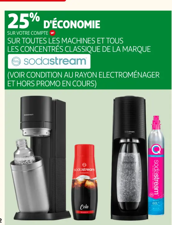 Offre: Sodastream Machines and Classic Concentrates