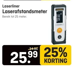 Aanbieding: Laserafstandsmeter
