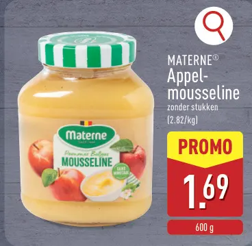 Promotie: Appel-mousseline