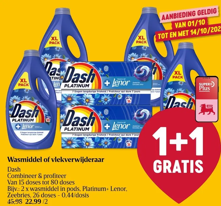 Promotie: Wasmiddel of vlekverwijderaar