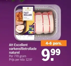 Aanbieding: Varkensfiletrollade naturel