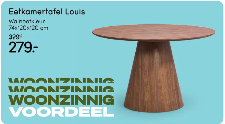 Aanbieding: Eetkamertafel Louis