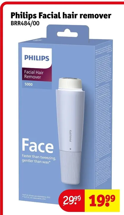 Aanbieding: Philips Facial hair remover BRR484/00