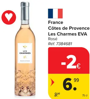 Offre: Les Charmes EVA Rosé