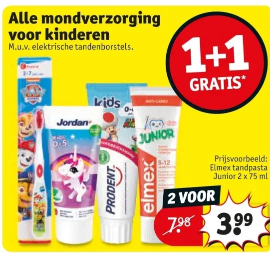 Aanbieding: Mondverzorging voor kinderen