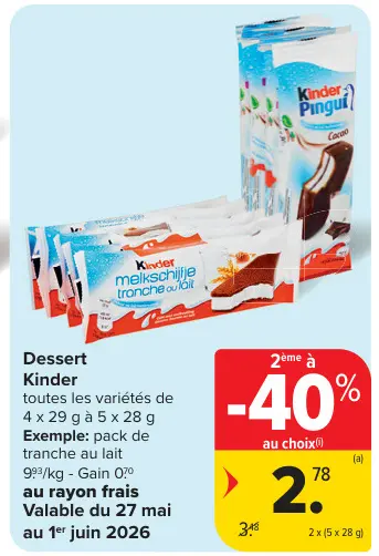 Offre: Dessert