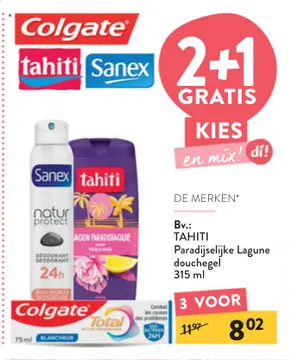 Aanbieding: TAHITI Paradijselijke Lagune douchegel