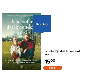Aanbieding: Ik beloof je dat ik honderd word
