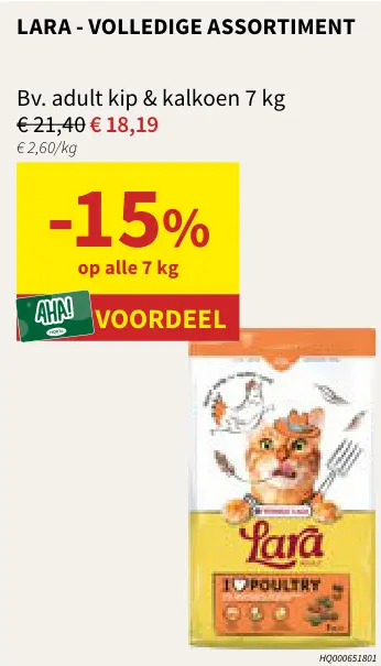 Promotie: LARA Volledige assortiment
