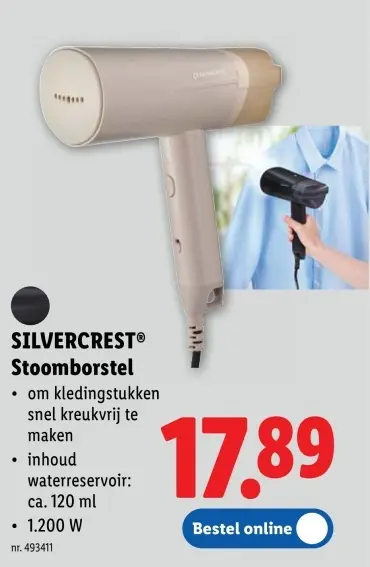 Promotie: Stoomborstel