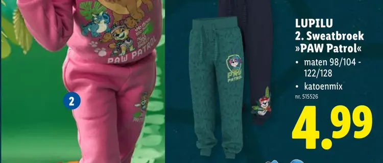 Promotie: Sweatbroek "PAW Patrol"