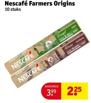 Aanbieding: Nescafé Farmers Origins