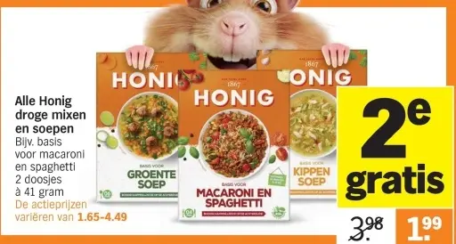 Aanbieding: droge mixen en soepen