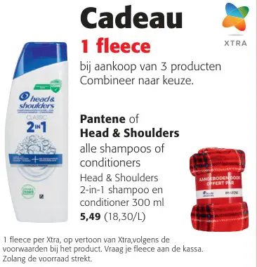 Promotie: Head & Shoulders 2-in-1 shampoo en conditioner