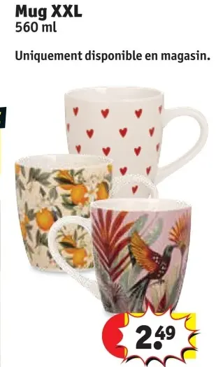 Offre: Mug XXL