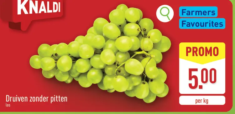 Promotie: Druiven zonder pitten