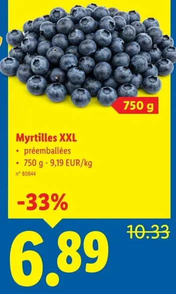 Offre: Myrtilles XXL