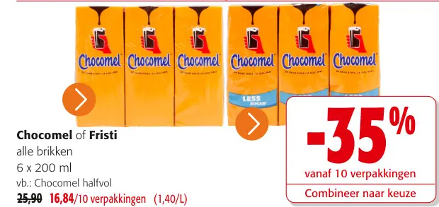 Promotie: Chocomel of Fristi