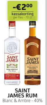 Promotie: Saint james rum