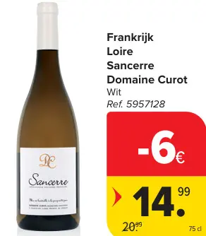 Promotie: Sancerre Domaine Curot
