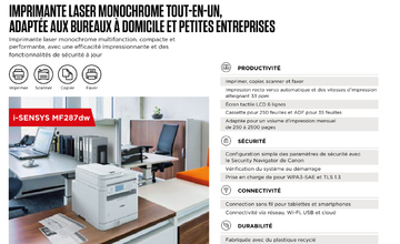 Offre: i-SENSYS MF287dw