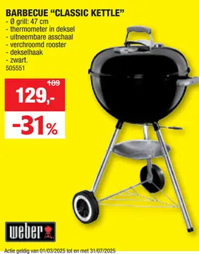 Aanbieding: Barbecue "classic kettle"