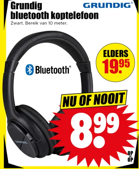 Aanbieding: Bluetooth koptelefoon