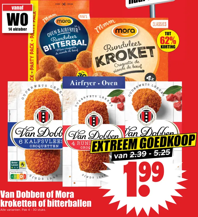 Aanbieding: Kroketten of bitterballen
