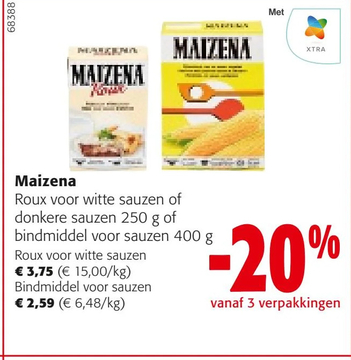 Aanbieding: Maizena Roux voor witte sauzen of donkere sau