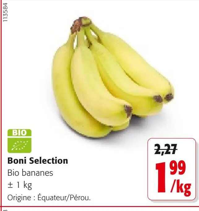 Offre: Bio bananes