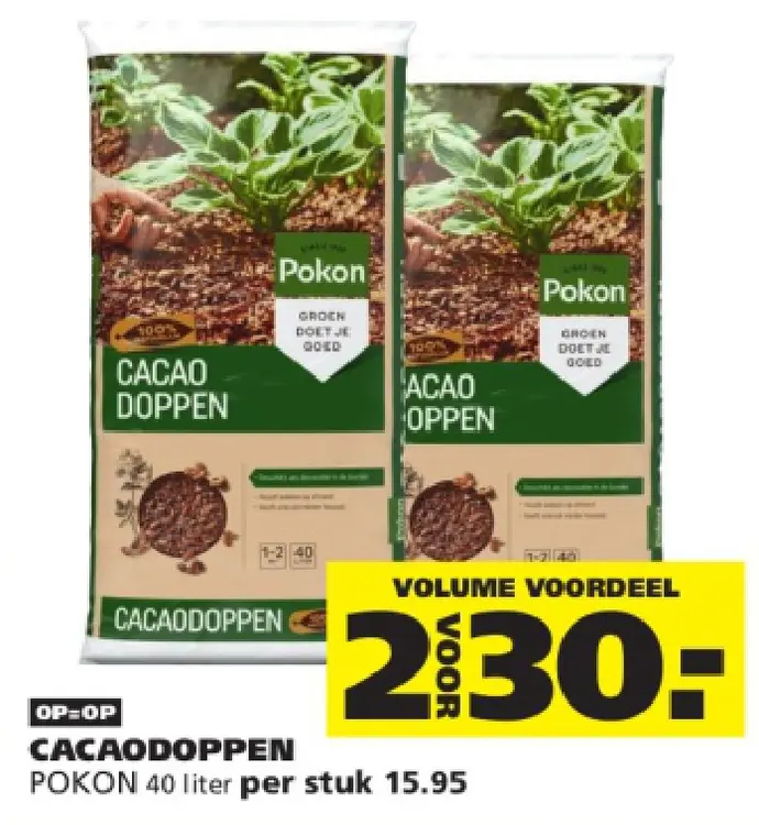 Aanbieding: Cacaodoppen