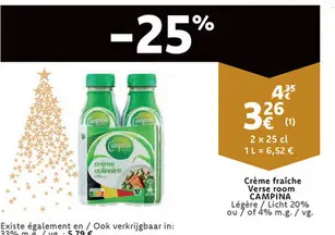 Offre: Crème fraîche / Verse room