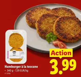 Offre: Hamburger à la toscane