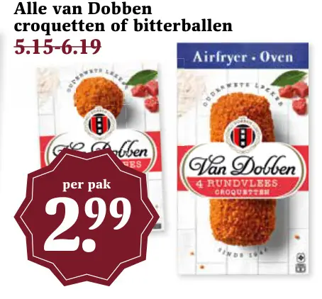 Aanbieding: croquetten of bitterballen