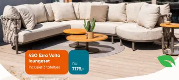 Aanbieding: 4SO Ezra Volta loungeset